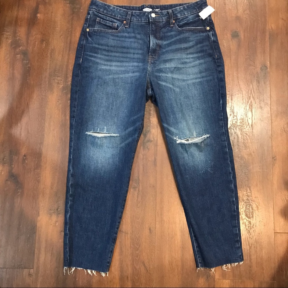 Old Navy Straight Leg High Rise Jeans New